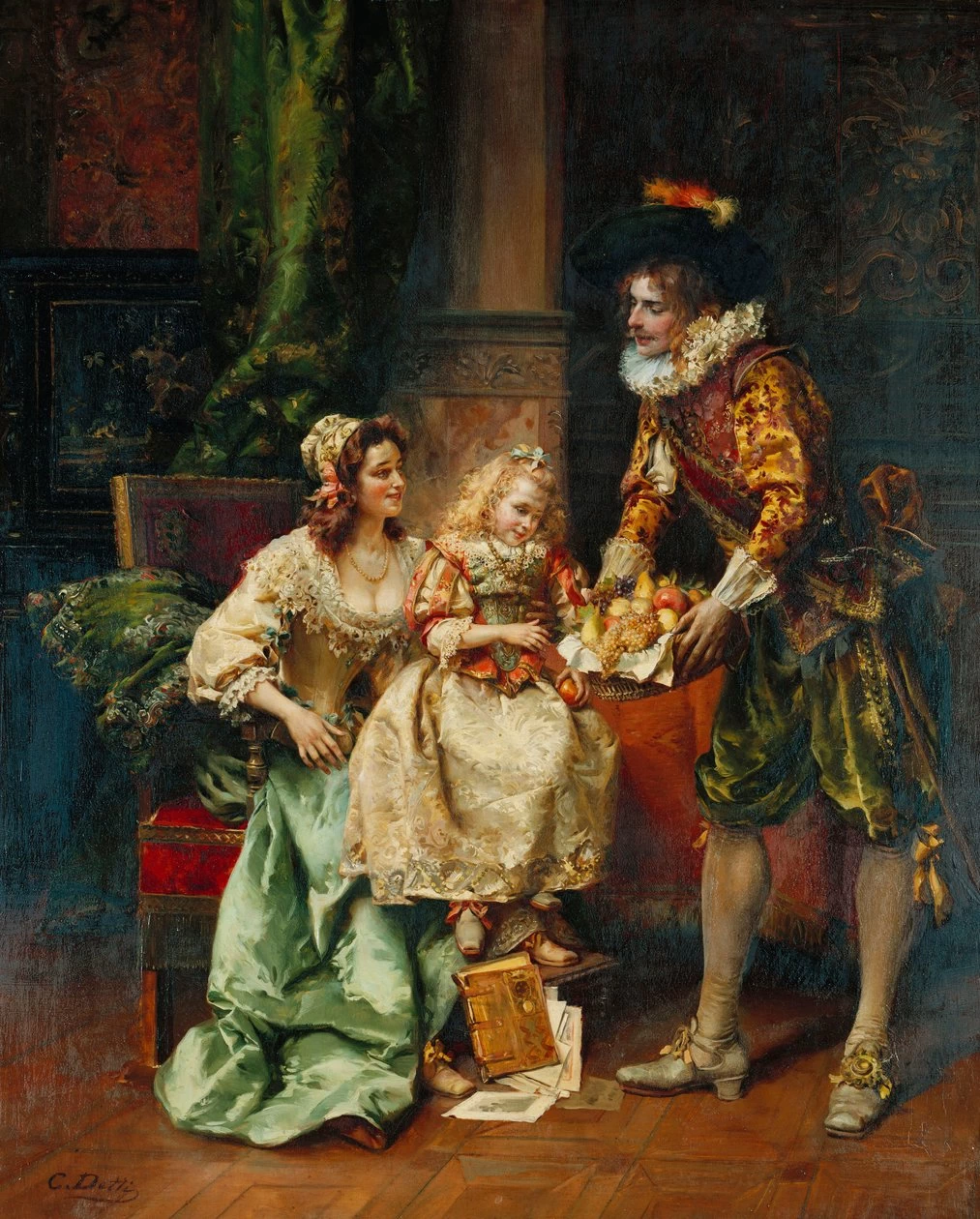 Cesare Detti - Il cesto di frutta